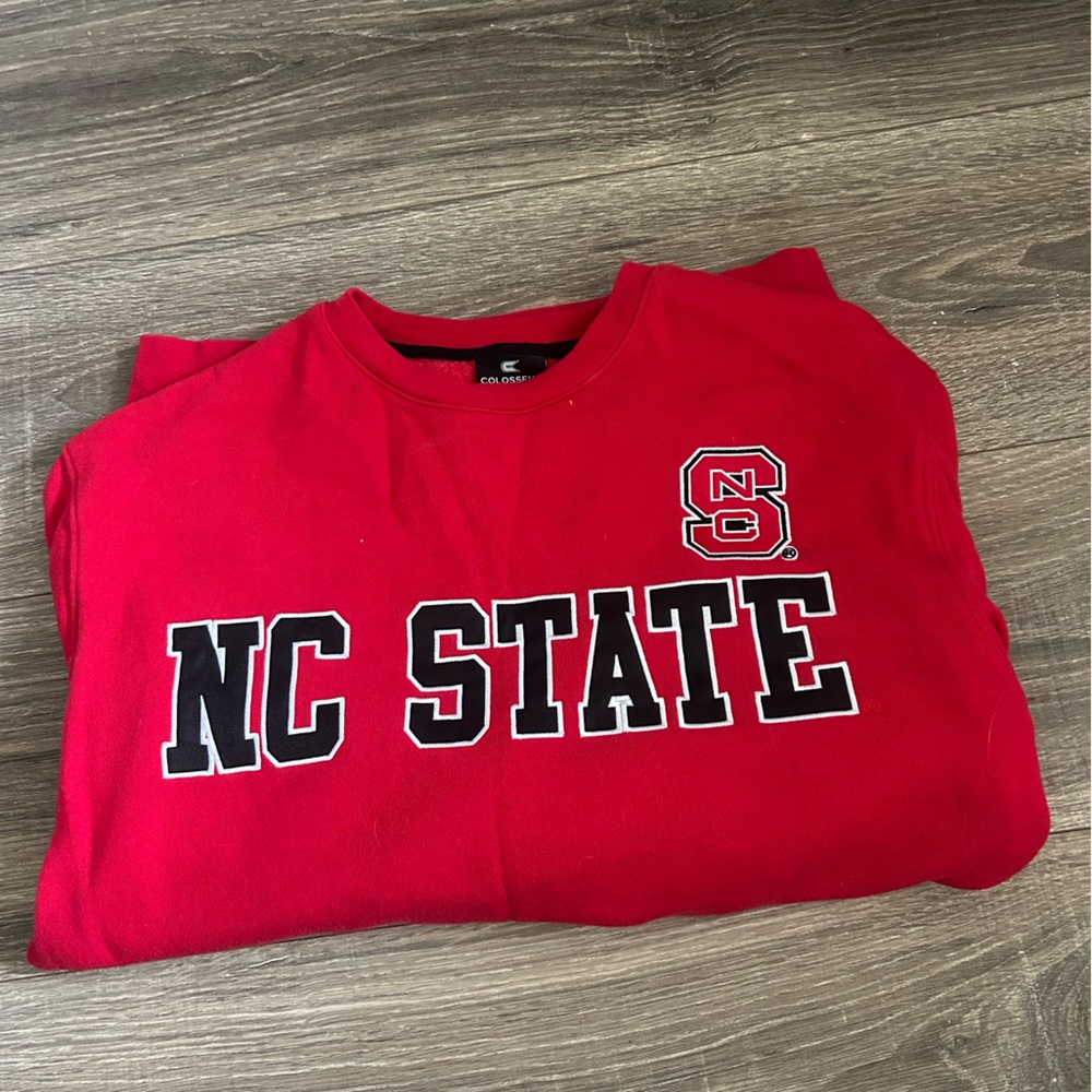 Gildan Red NC State Crewneck